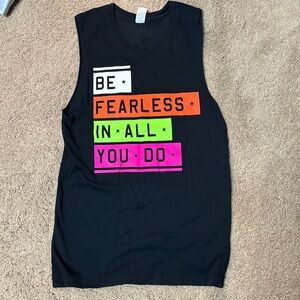 Zumba Fitness Black and Orange Tank Top